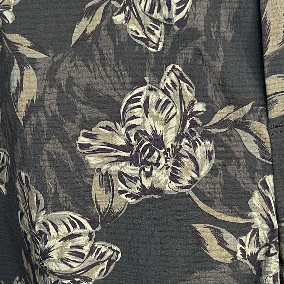 Athleta Trekkie North Printed Women Short Plus Size 20 Green Floral Nylon Active - Picture 3 of 10